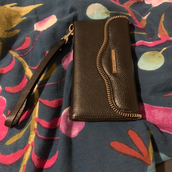 REBECCA MINKOFF black phone case
